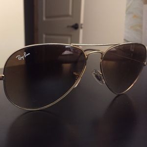 Ray-Ban Aviator Light Brown Gradient